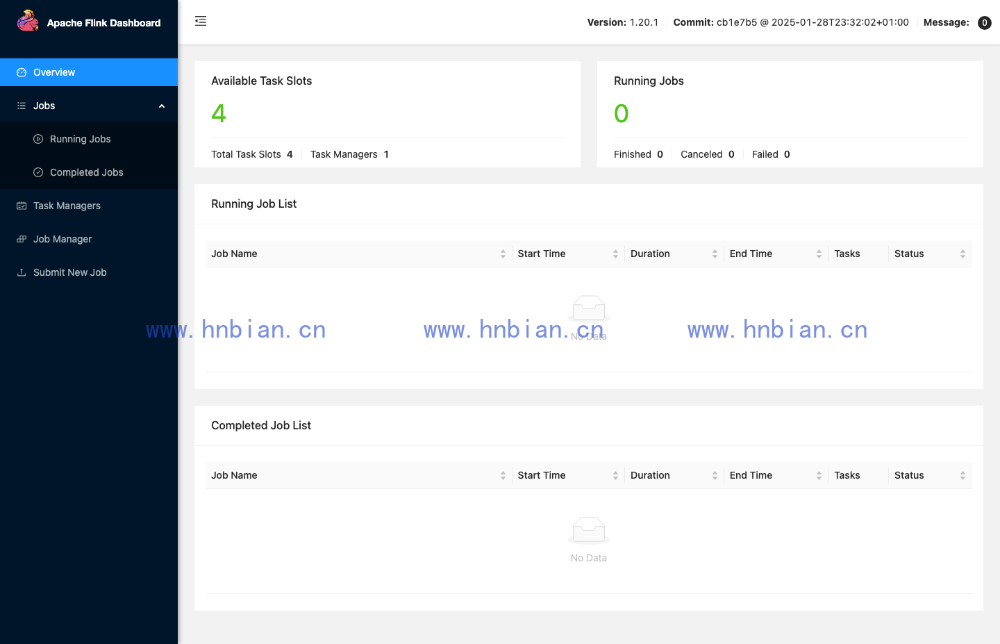Flink Web UI